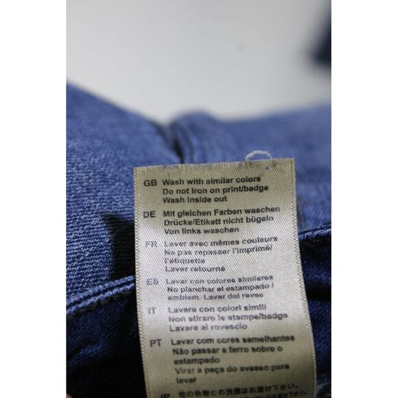 Scotch And Soda Womens Zipper Fly Mid Rise Skinny Ankle Jeans Blue Denim Size 27 - Picture 6 of 6